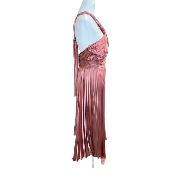 Mac Duggal Pink Halter Maxi Dress - Picture 5 of 13